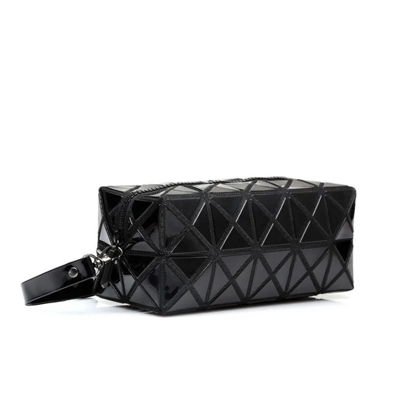 Laser Hologram MakeUp Bag Clutches Women Luxury Famous Brands Ladies Silver Girls Cosmetic Case MakeUp Purses