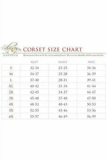 Lavish White Sweetheart Front Zipper Corset