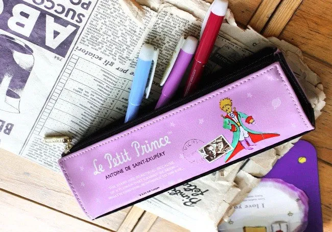 Le Petit Prince Pencil Case - Purple Enamel