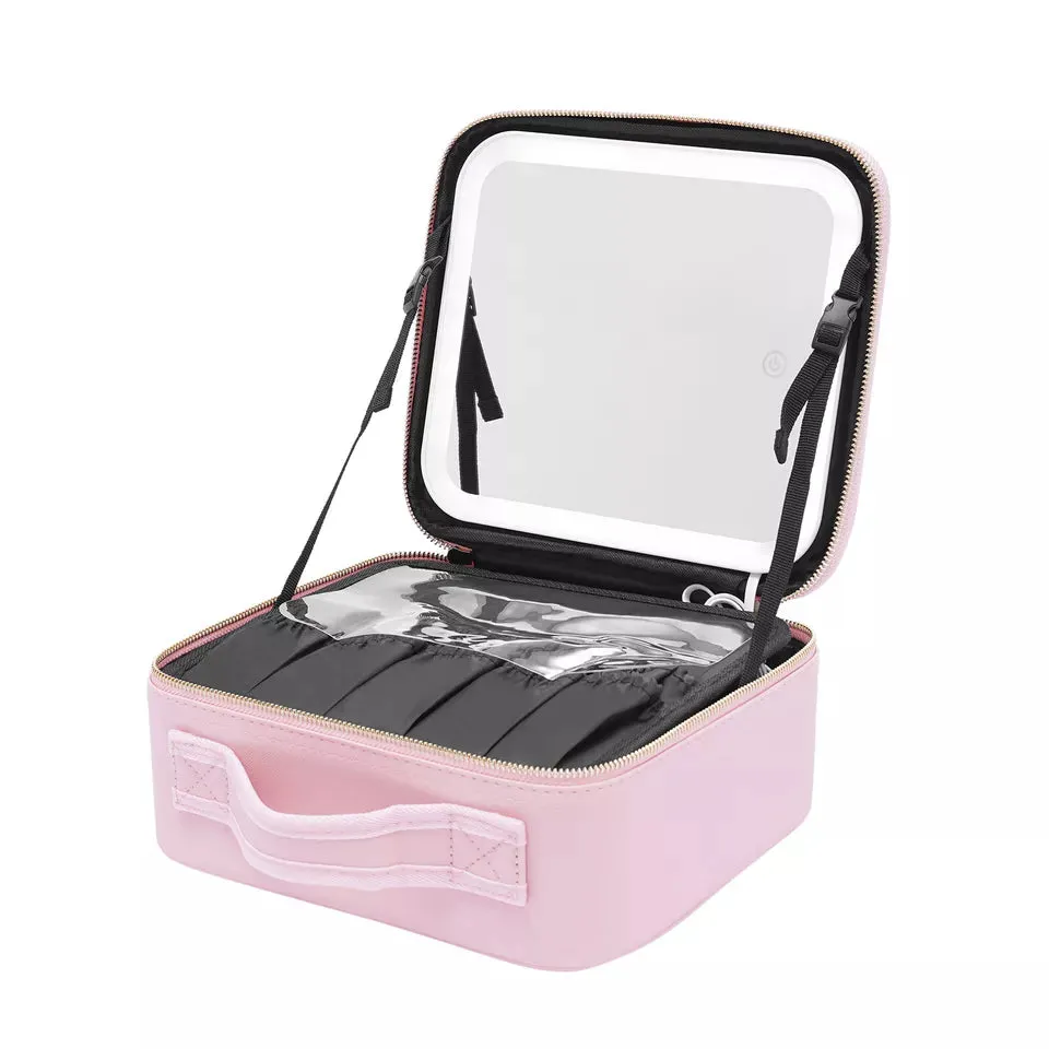 LED Make Up Bag - Waterproof Portable Cosmetic Organize