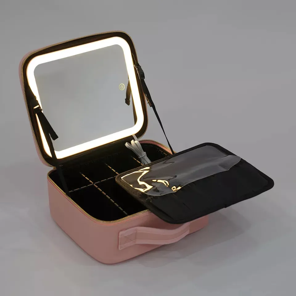 LED Make Up Bag - Waterproof Portable Cosmetic Organize
