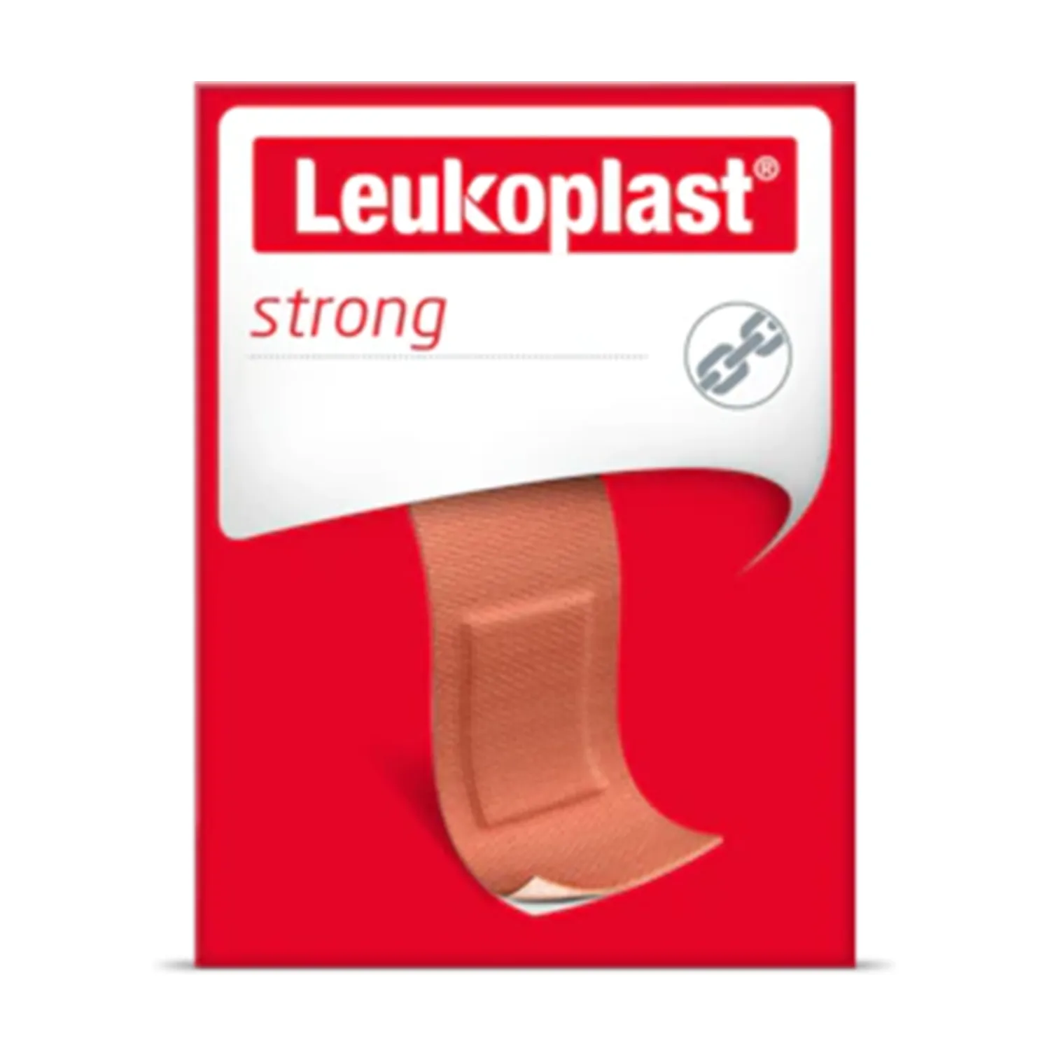 Leukoplast Strong Fabric Plasters | 2.2 x 6.3cm | Pack of 100