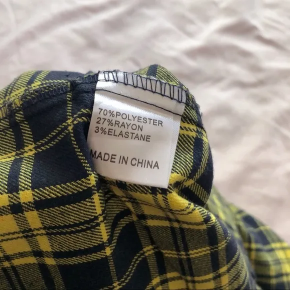lf seek the label ⋆ plaid zipper skirt