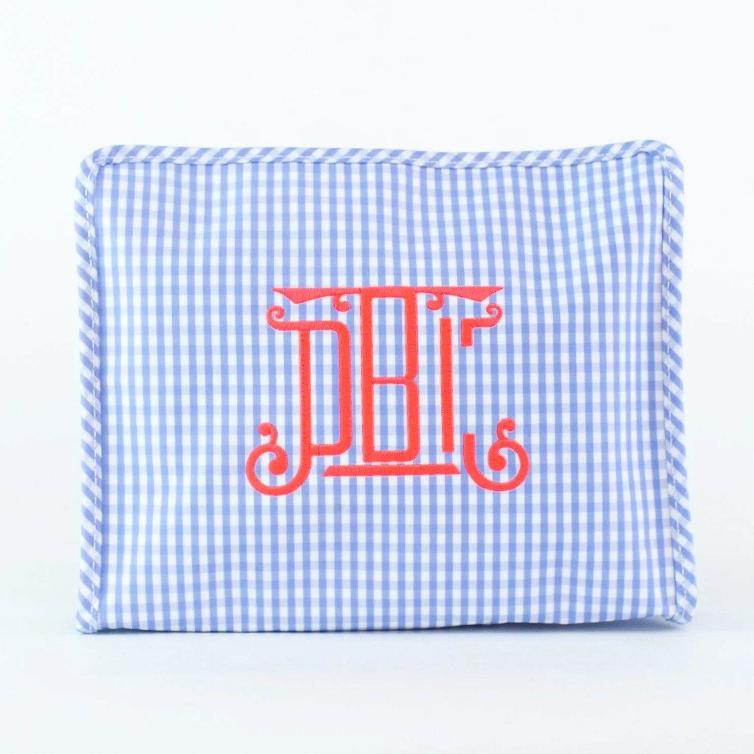 Light Blue Gingham Roadie Case