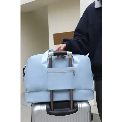 Light Blue Travel Bag