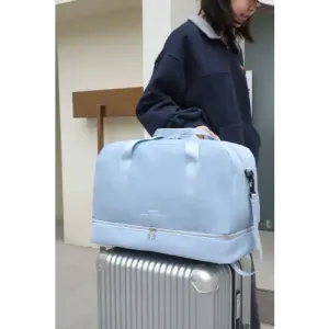 Light Blue Travel Bag