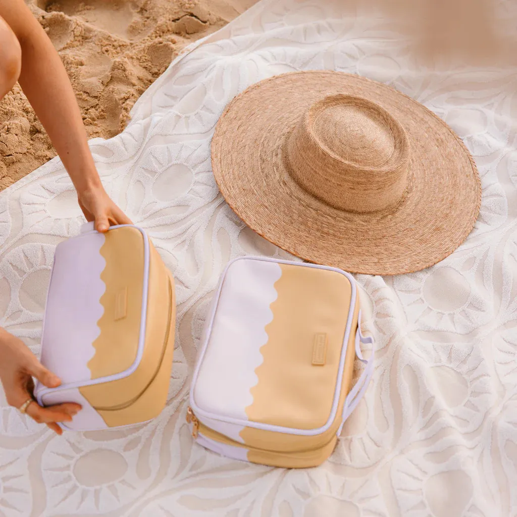 Lilac Ripple Cosmetic Bag