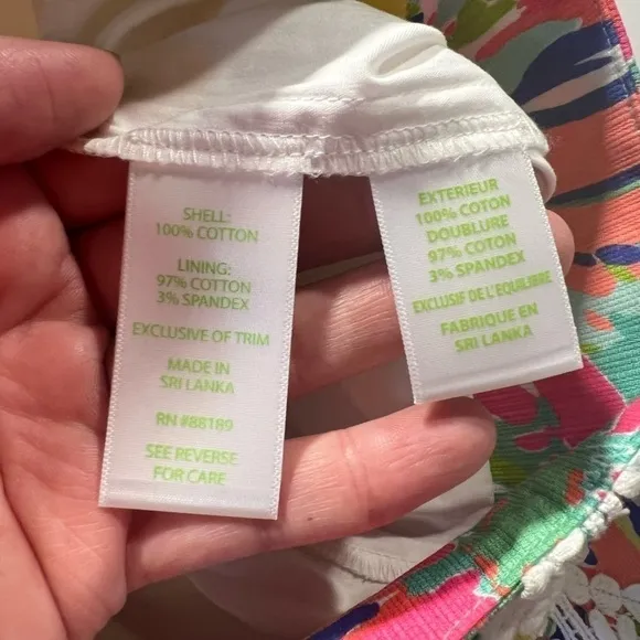 Lilly Pulitzer Casa Banana Rhea Skort Size 00