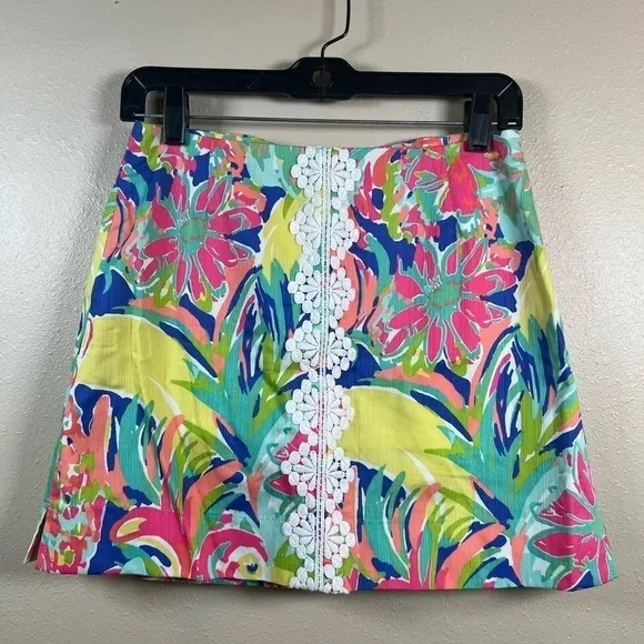 Lilly Pulitzer Casa Banana Rhea Skort Size 00