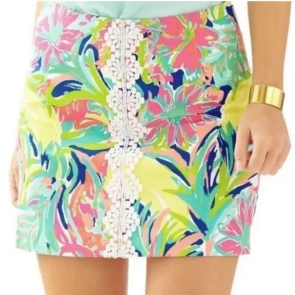 Lilly Pulitzer Casa Banana Rhea Skort Size 00