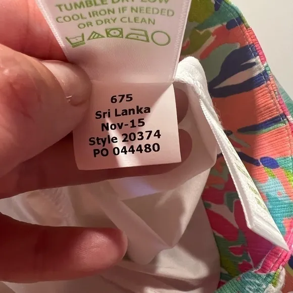 Lilly Pulitzer Casa Banana Rhea Skort Size 00