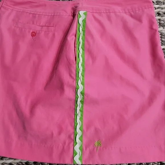 Lilly Pulitzer Side Ric Rack Skirt Skorts Size 8