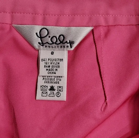 Lilly Pulitzer Side Ric Rack Skirt Skorts Size 8