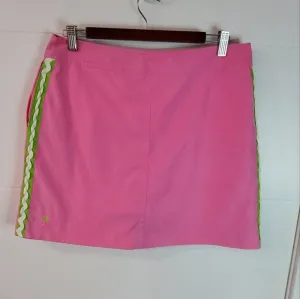 Lilly Pulitzer Side Ric Rack Skirt Skorts Size 8