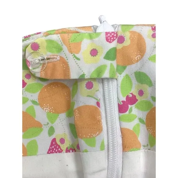 Lilly Pulitzer VTG Skirt Women’s Size 4 Mini in Floral Fruit Print
