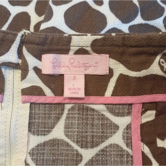Lily Pulitzer Brown Skirt