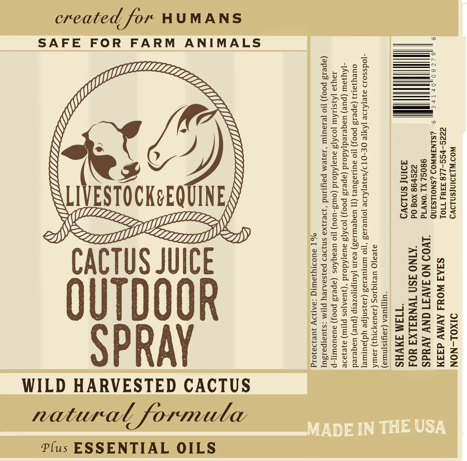 Livestock & Equine Spray 5 Gallons