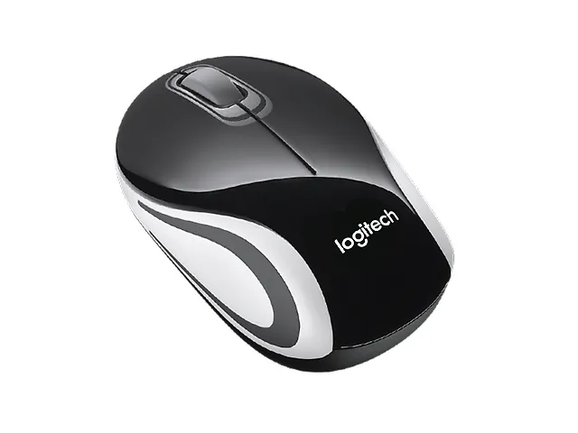 Logitech M187 Mini Mouse Inalambrico, Negro