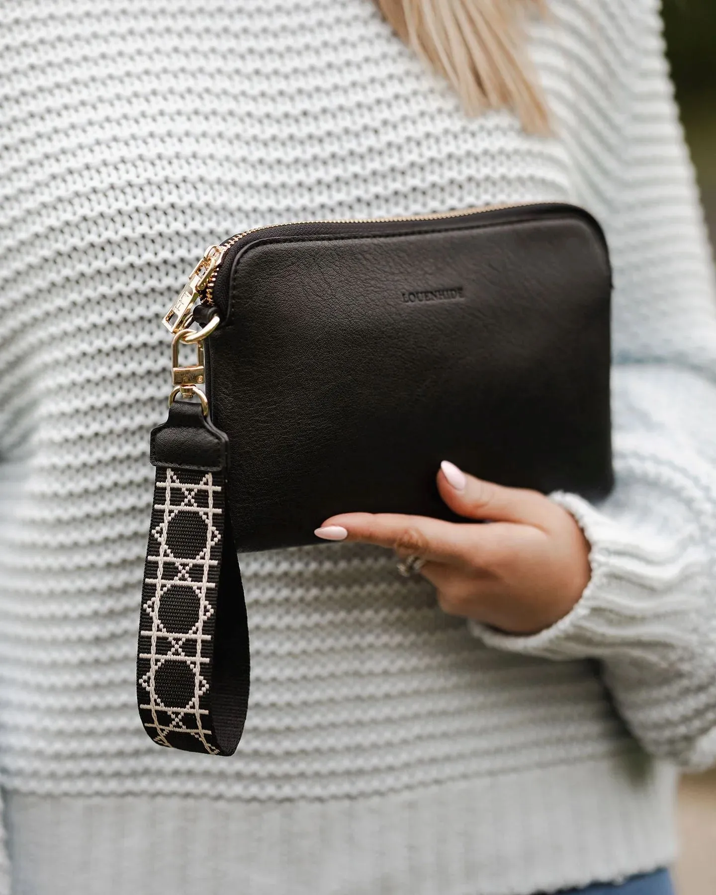 LOUENHIDE Felix Keyring - Black