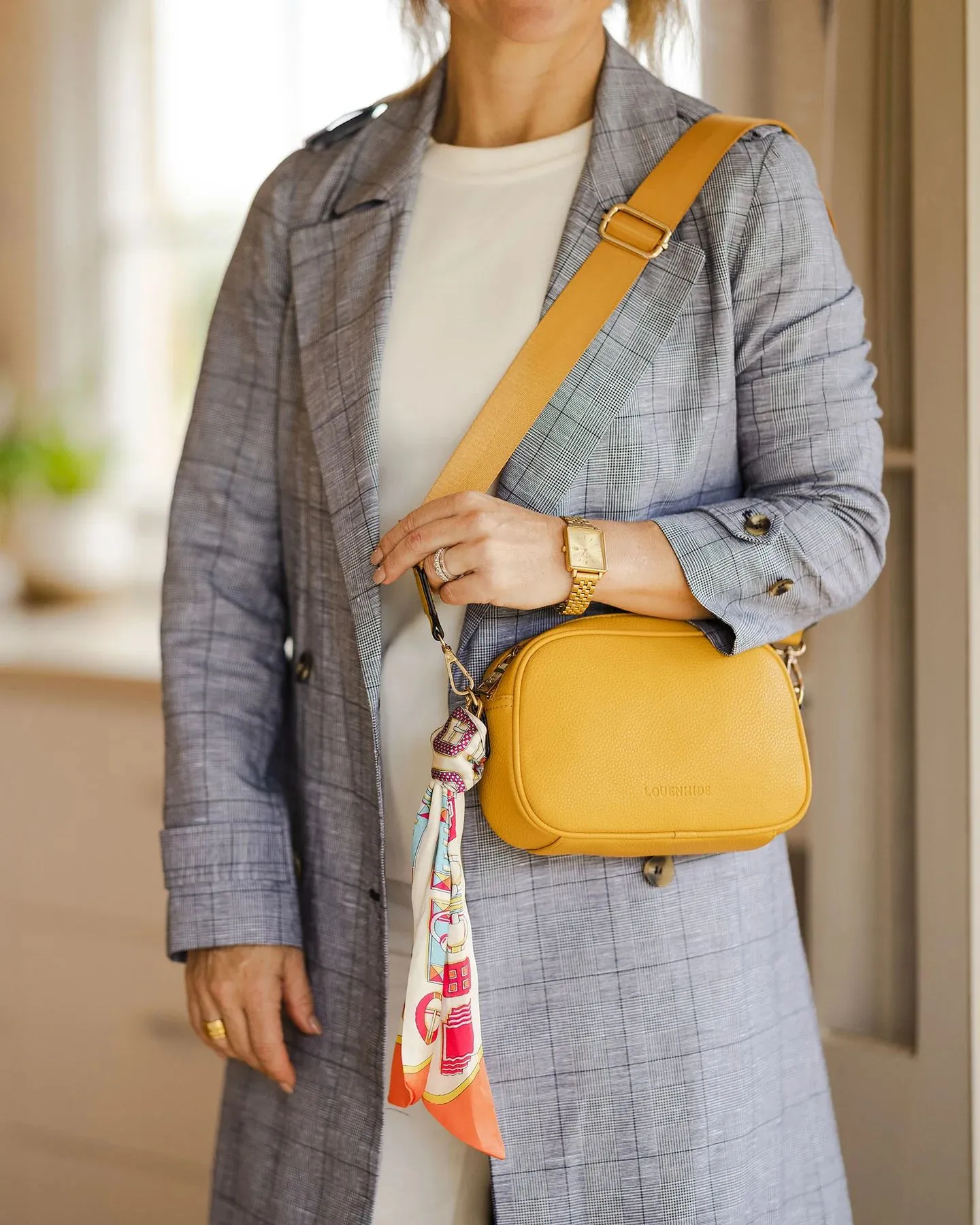LOUENHIDE Kiki Bag Scarf - Maize