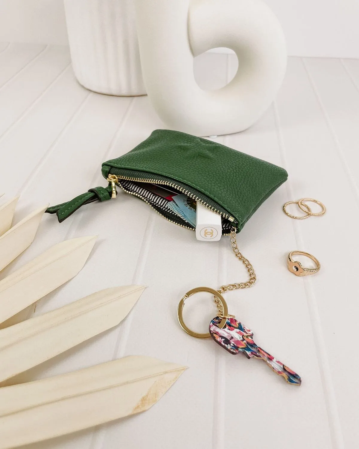 LOUENHIDE Star Purse - Green