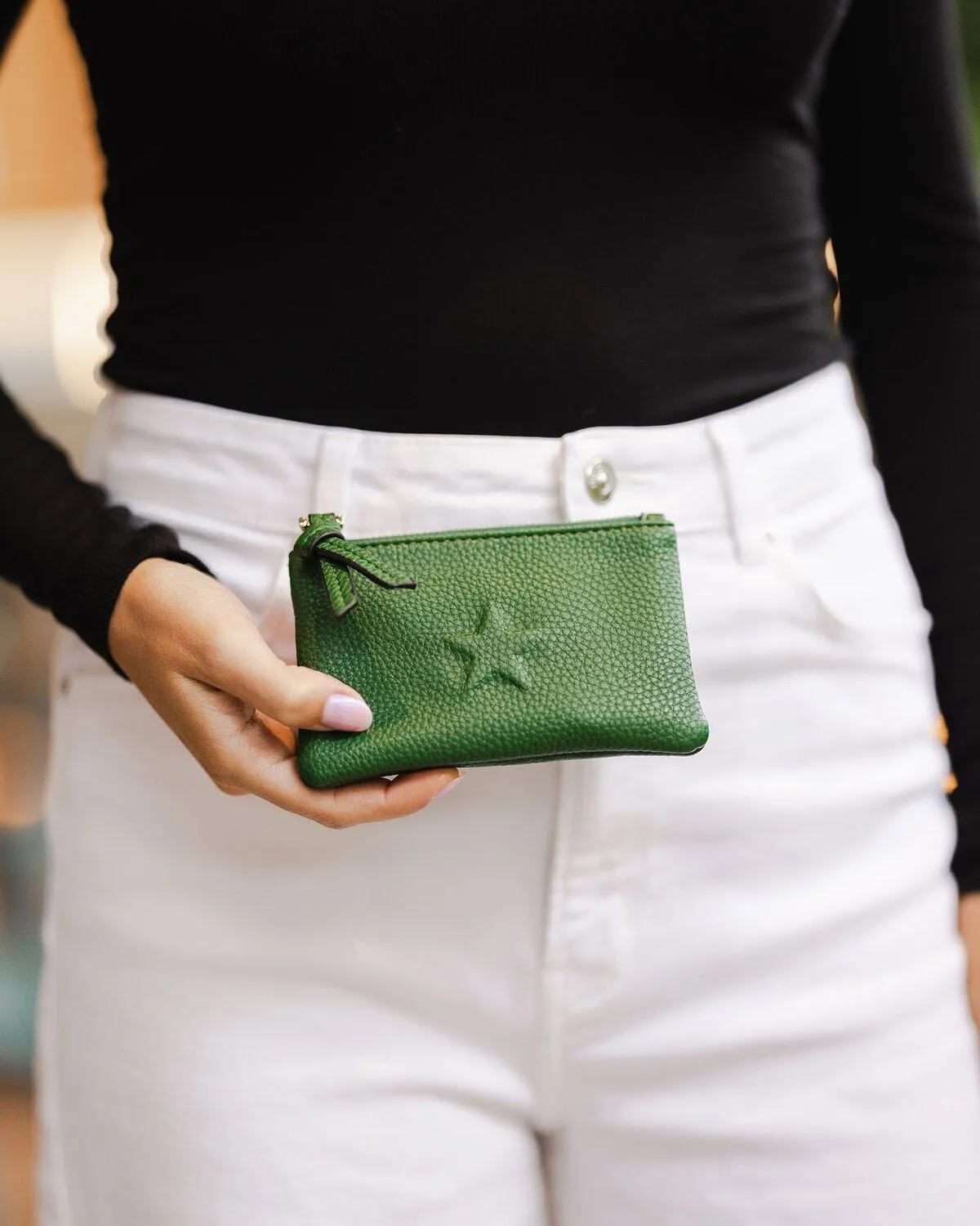 LOUENHIDE Star Purse - Green