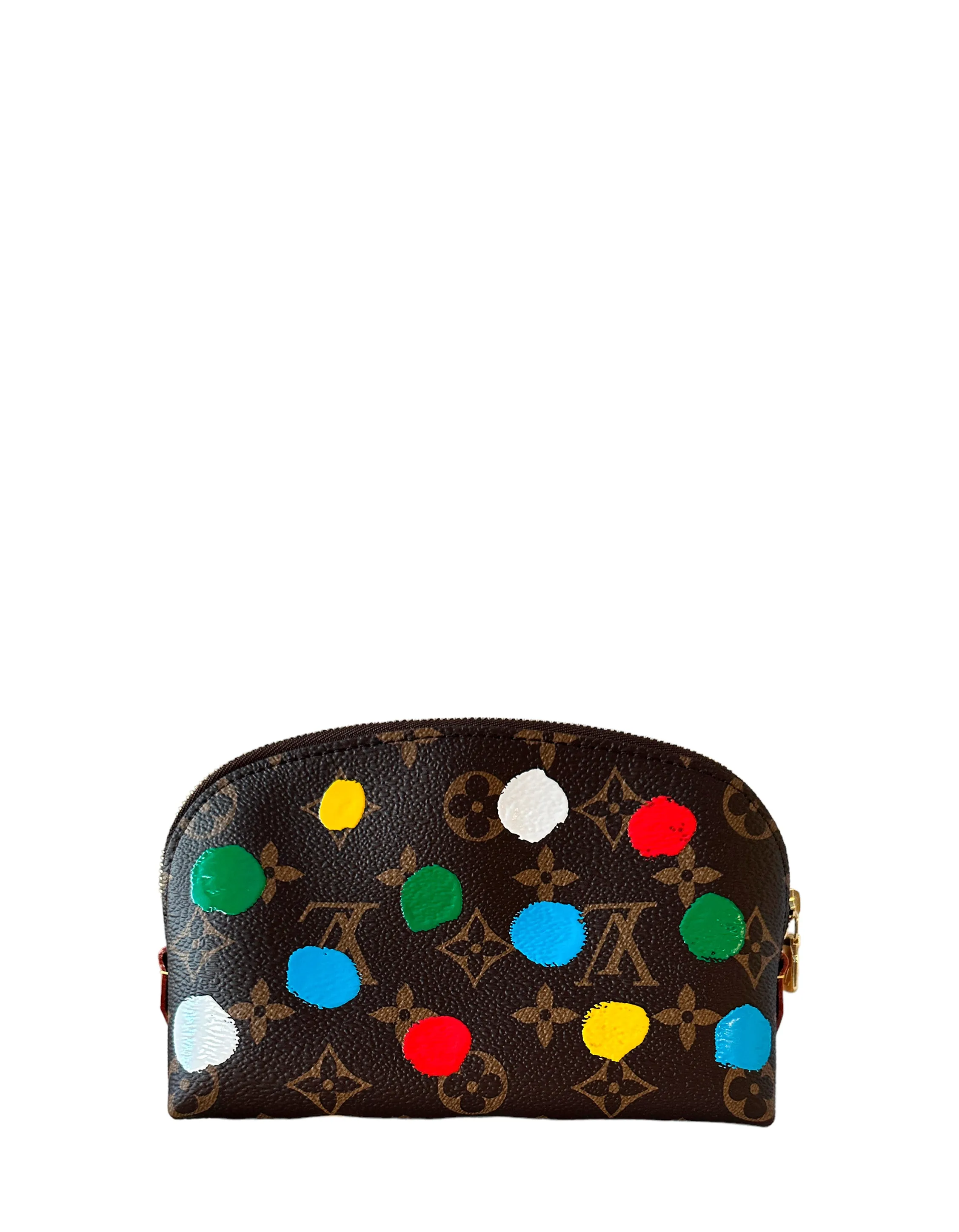 Louis Vuitton 2023 LV x YK Monogram Dots Cosmetic Pouch Bag