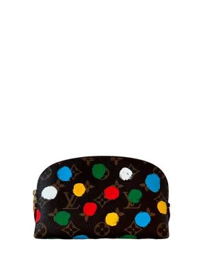 Louis Vuitton 2023 LV x YK Monogram Dots Cosmetic Pouch Bag