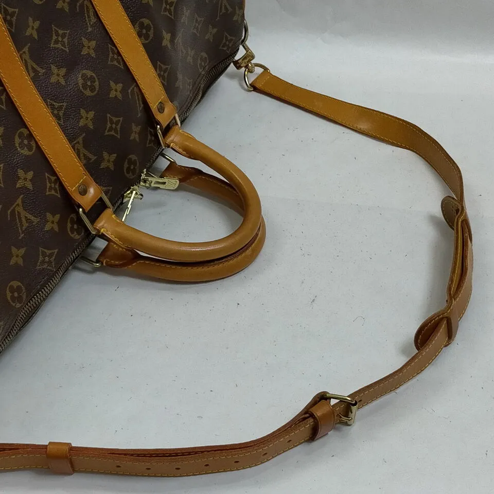 Louis Vuitton Boston Keepall Bandouliere 45 Monogram Bag #MN699