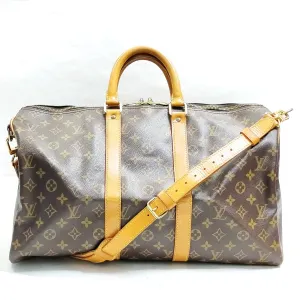 Louis Vuitton Boston Keepall Bandouliere 45 Monogram Bag #MN699