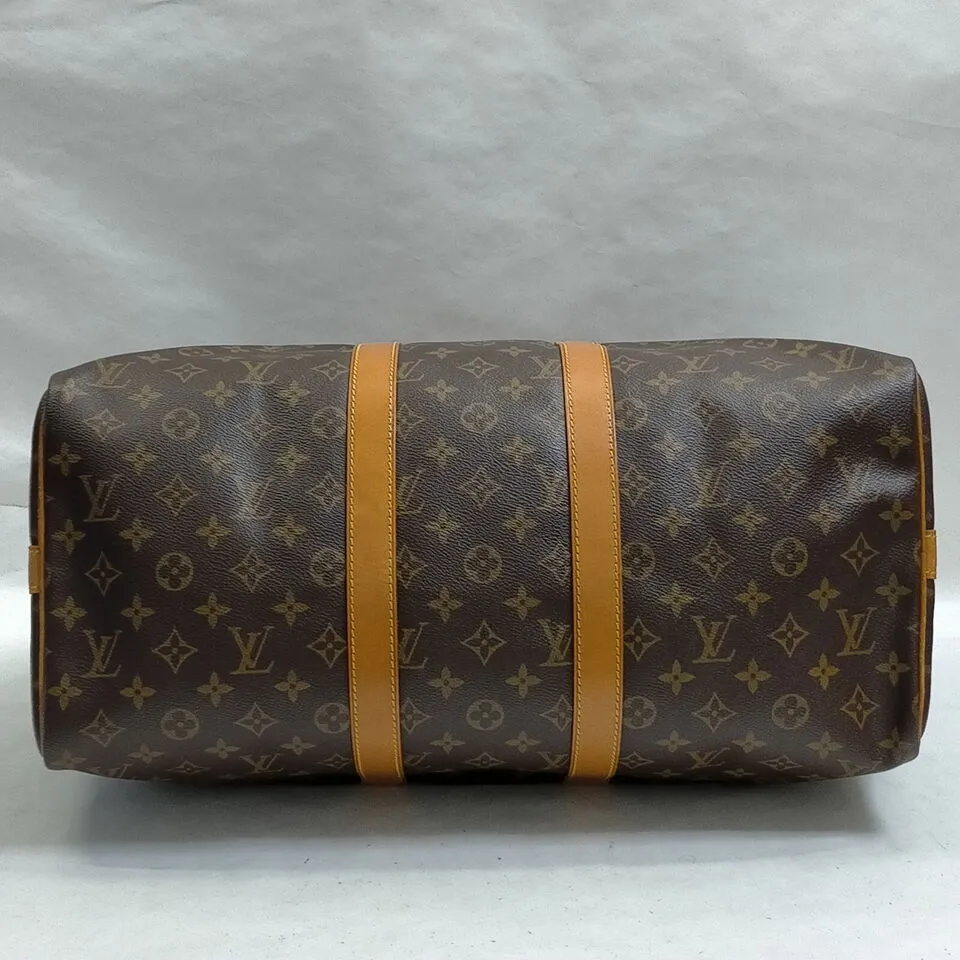 Louis Vuitton Boston Keepall Bandouliere 45 Monogram Bag #MN699