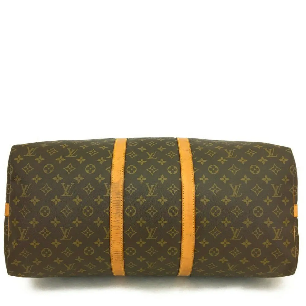 Louis Vuitton Monogram Keepall Bandouliere 55 Boston Hand Bag