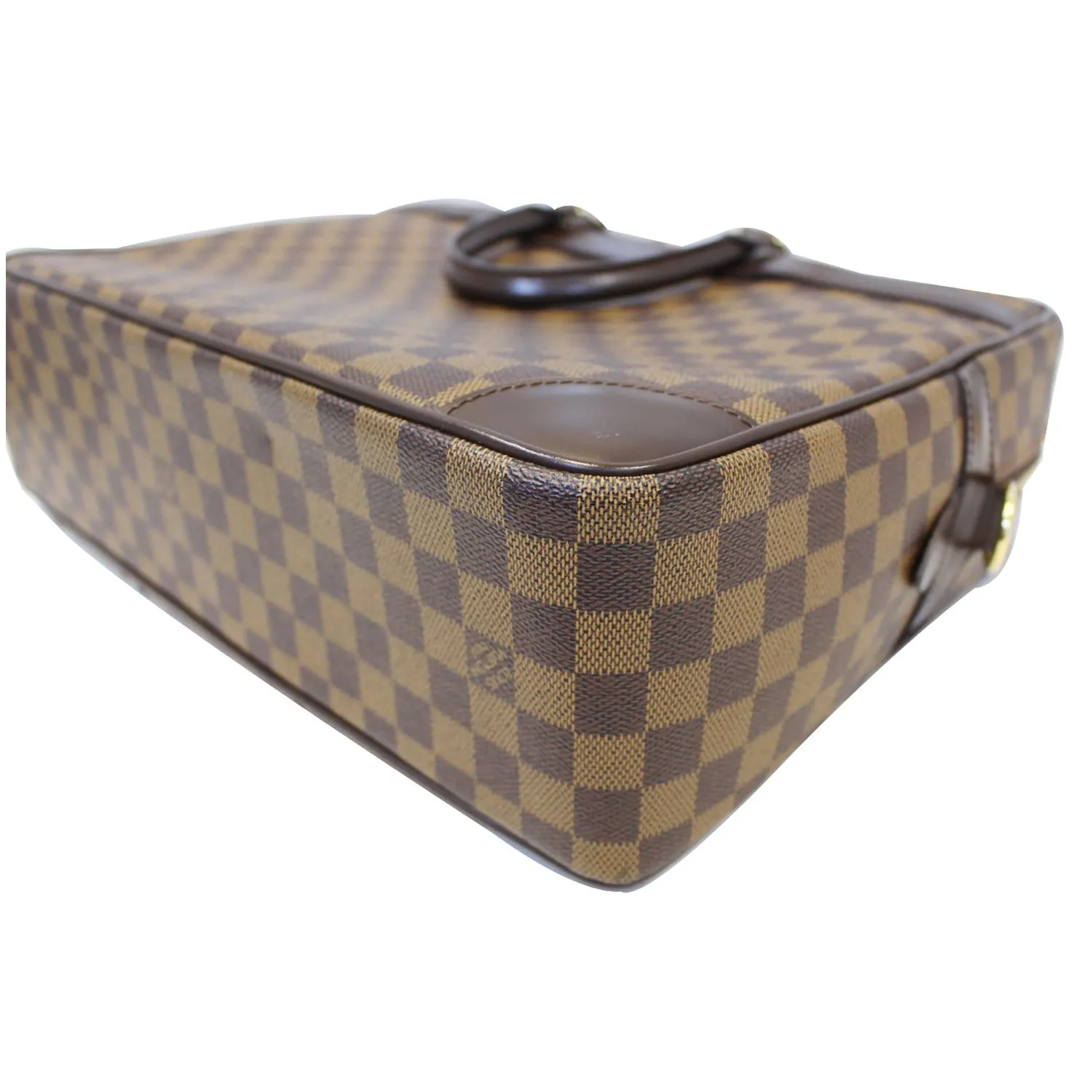 LOUIS VUITTON Porte Documents Voyage GM Damier Ebene Briefcase Bag Brown
