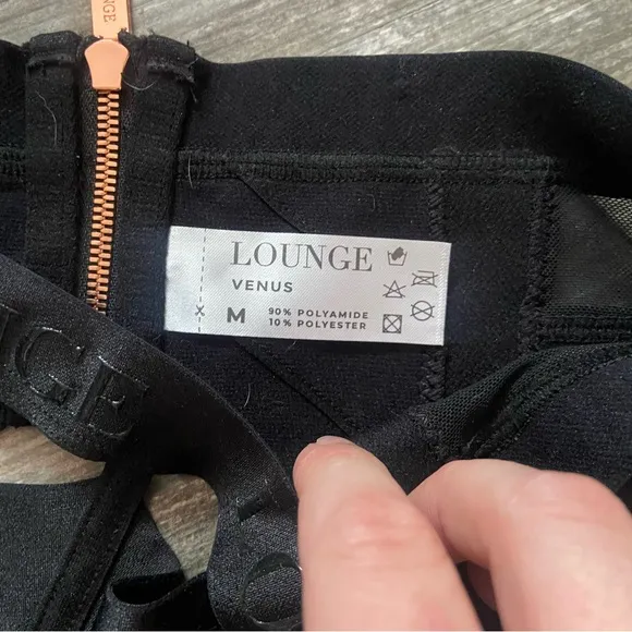 Lounge Underwear Venus Intimates Set Black