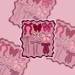 Love Bows Vinyl Decal Sticker