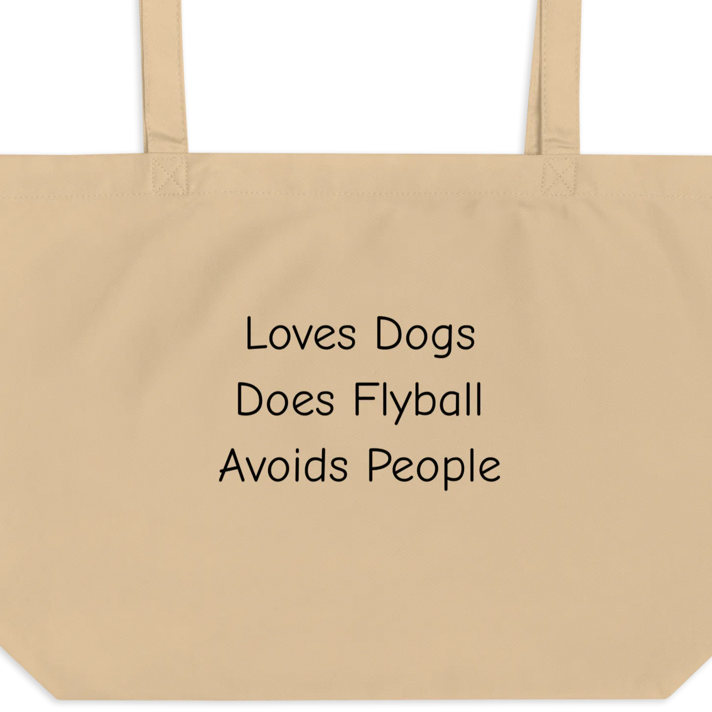 Loves Dogs, Does Flyball X-Large Tote/ Shopping Bags