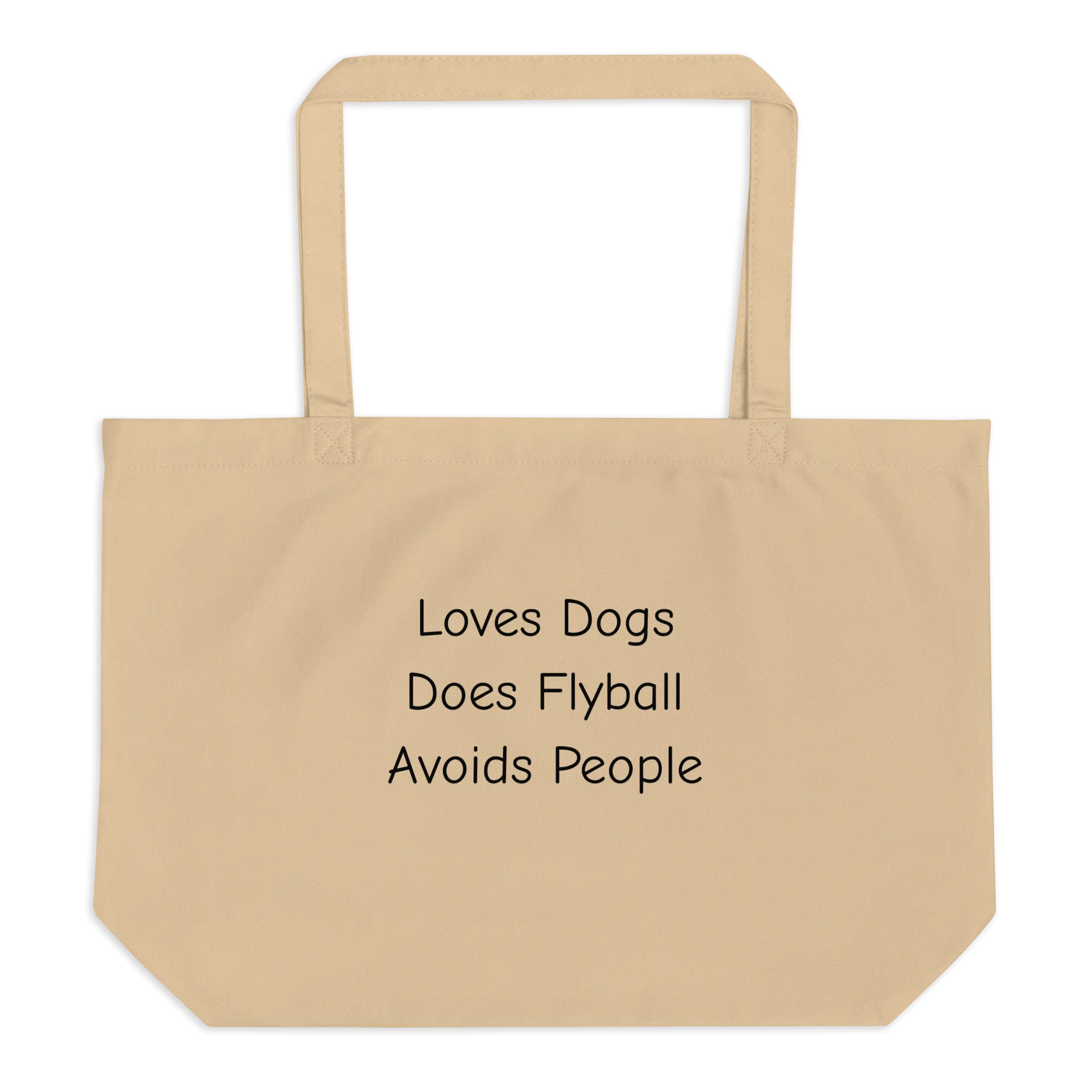 Loves Dogs, Does Flyball X-Large Tote/ Shopping Bags