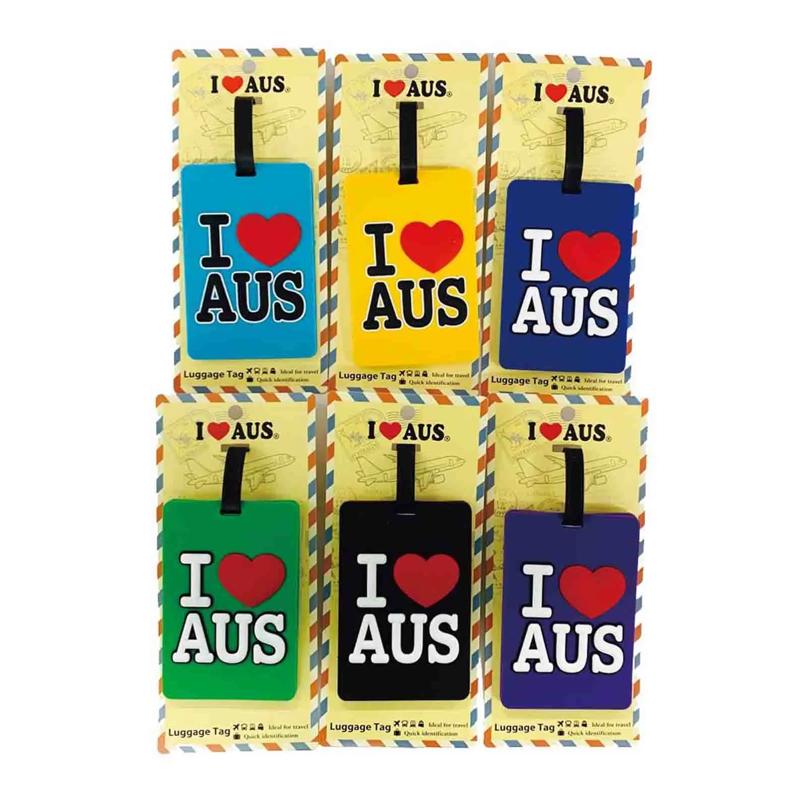 Luggage Tag I Love AUS