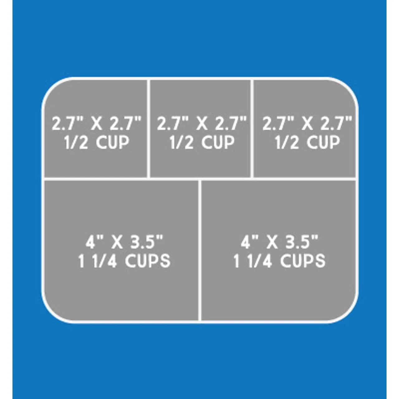 Lunchbots Large 5 Compartment Stainless Steel Bento Box - Multiple Colours Available