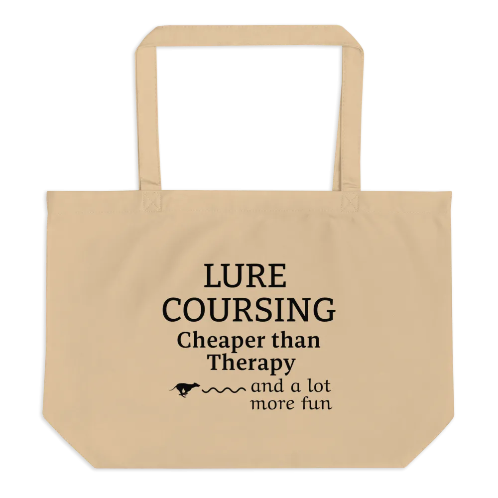 Lure Coursing Cheaper than Therapy X-Large Tote/Shopping Bag
