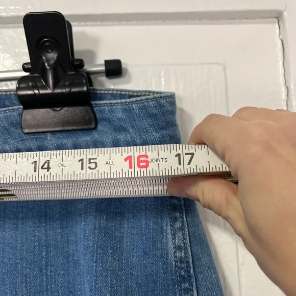 Madewell Emmett Wide Leg Crop denim Jean size 32