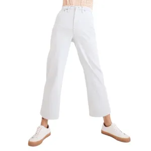 Madewell The Perfect Vintage Wide-Leg Crop Jean Raw-Hem Edition Size 29T New