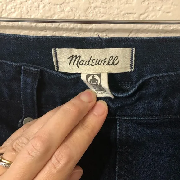 Madewell The Perfect Vintage Wide Leg Jean w/Side Zipper Closure - Size 28