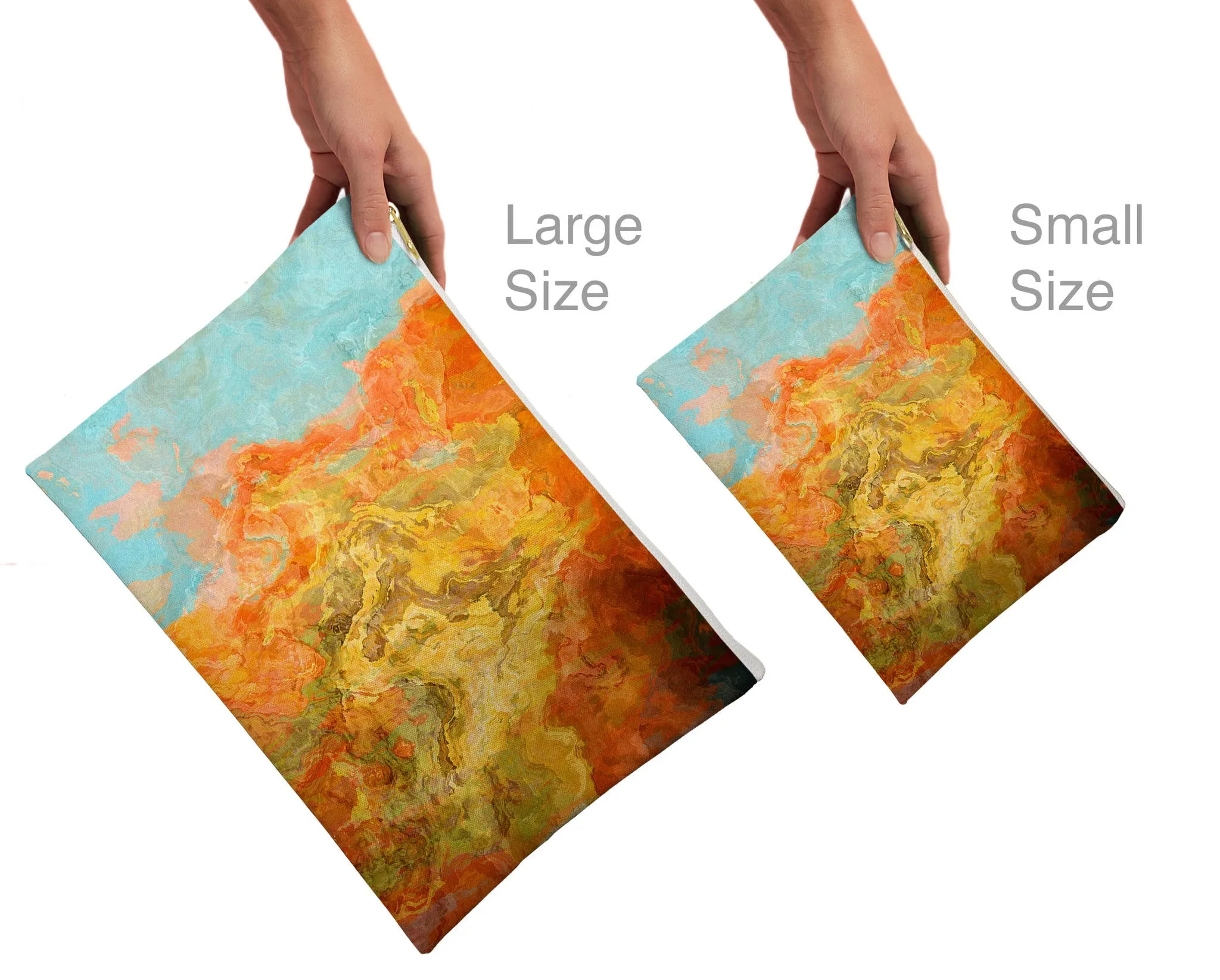 Makeup Bag, Electric Illusion