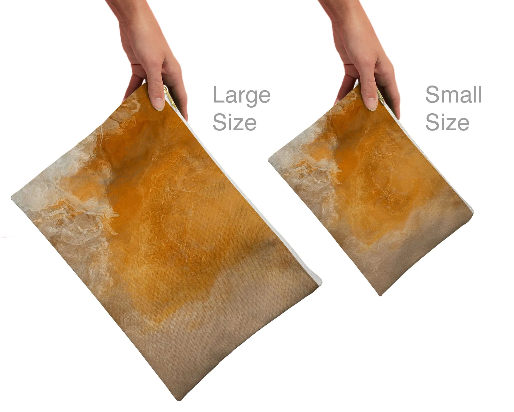 Makeup Bag, Evening Gold