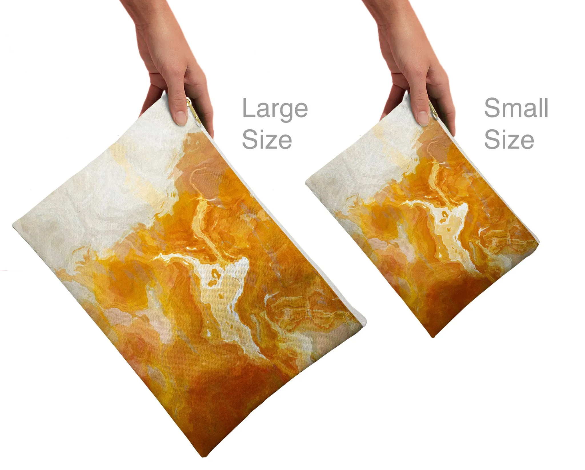 Makeup Bag, Rhymes with Orange