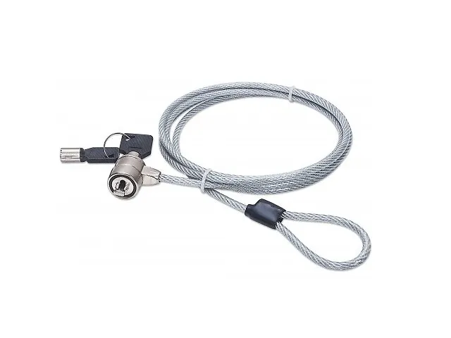 Manhattan 440271 Candado Laptop Llave 1.4 M, Gris