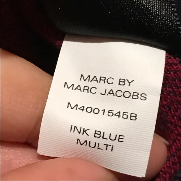 Marc By Marc Jacobs Maya Plaid Jacquard Skirt in Ink Blue Multi Size Large