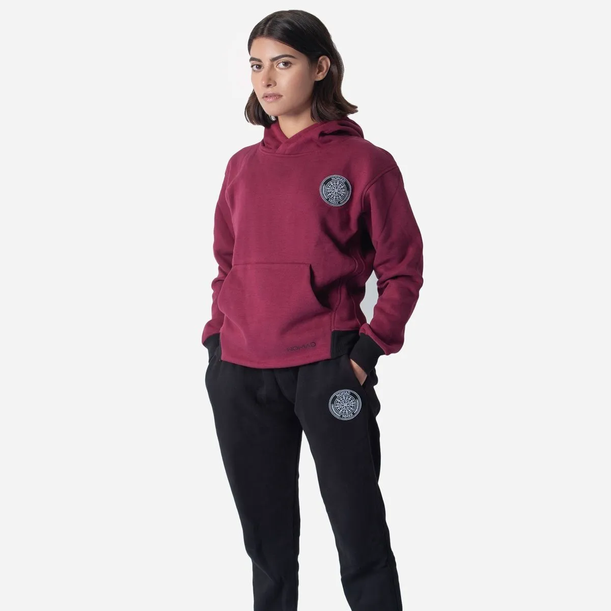 Maroon Water Repellent Hoodie