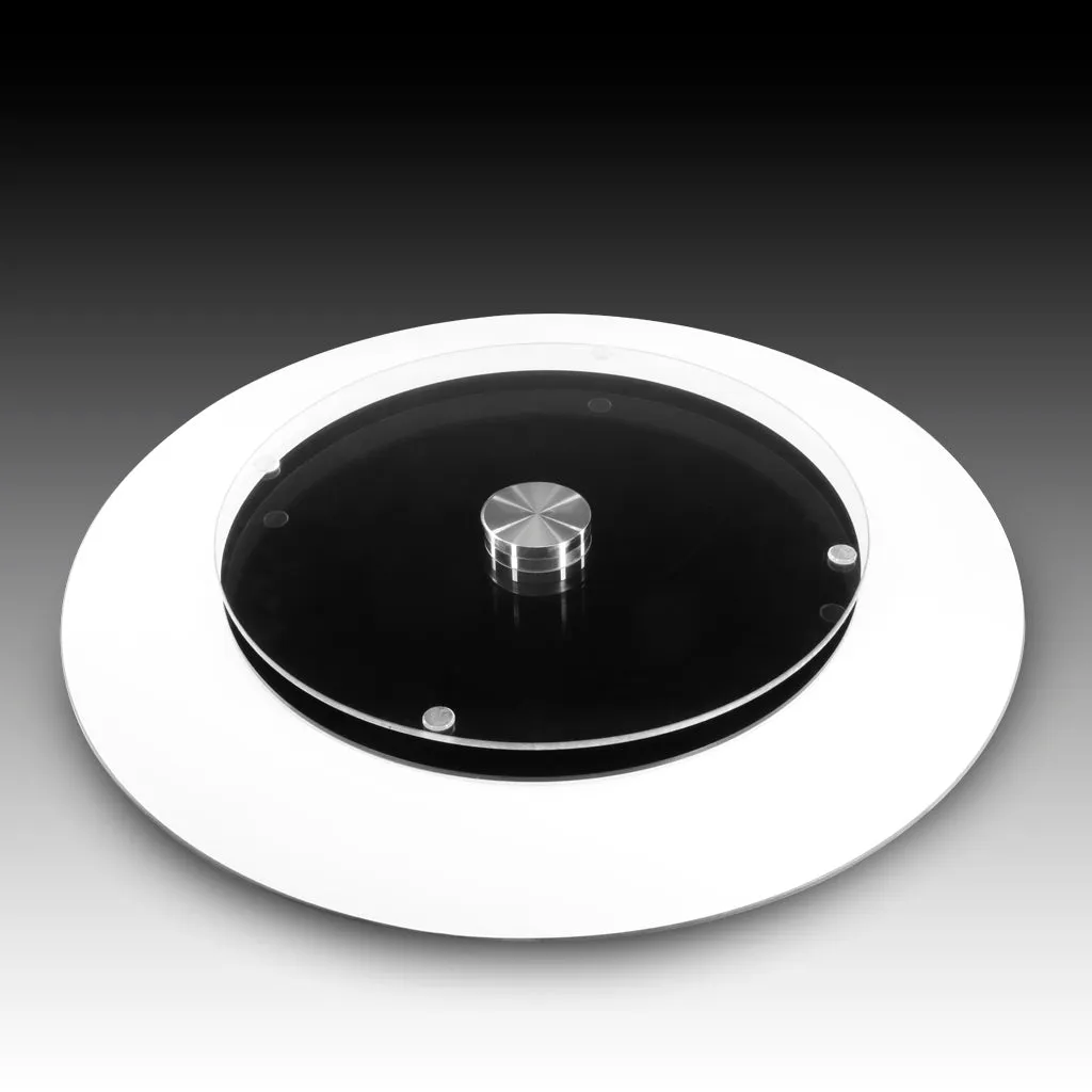 Meadow <br>Glass Table Spinner 17.75"